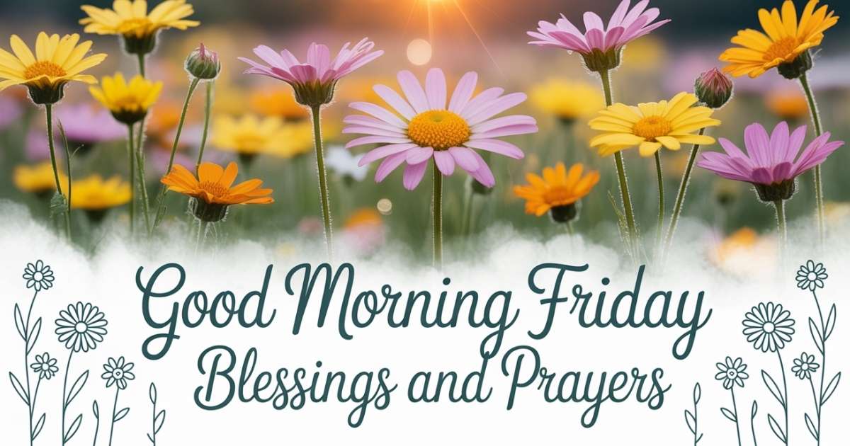 Good Morning Friday Blessings and Prayers