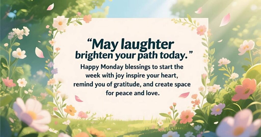 Happy Monday Blessings To Start The Week With Joy