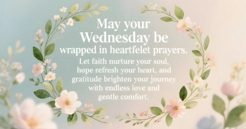 Heartfelt Wednesday Messages