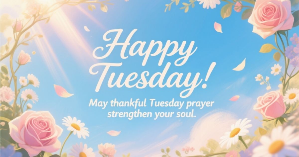 Inspirational Tuesday Blessings