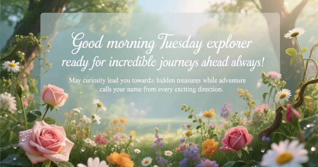 Positive Good Morning Happy Tuesday Blessings