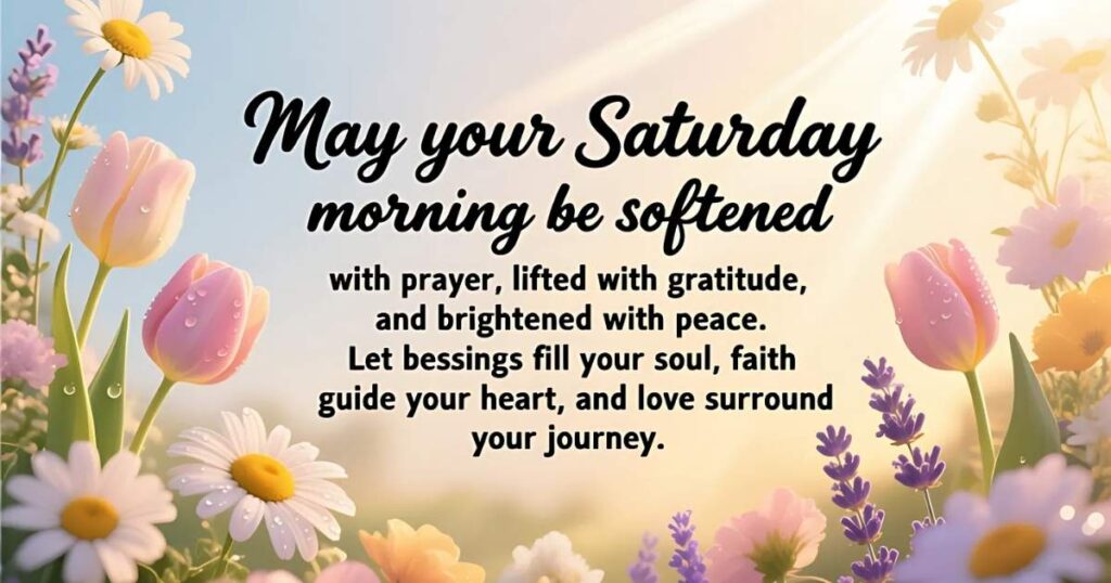 Saturday Morning Prayers & Peaceful Blessings