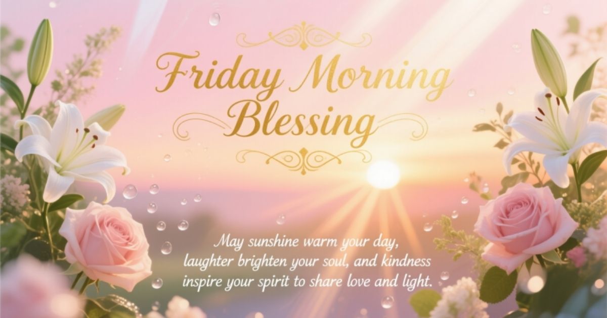 Short Friday Morning Blessing