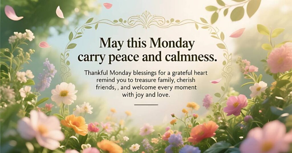 Thankful Monday Blessings For A Grateful Heart