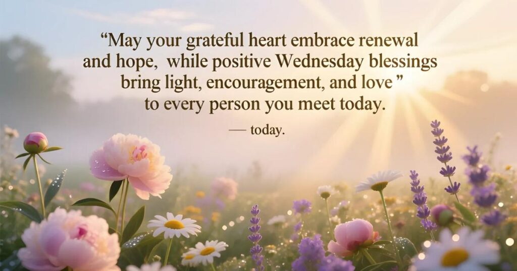 Uplifting Wednesday Morning Blessings