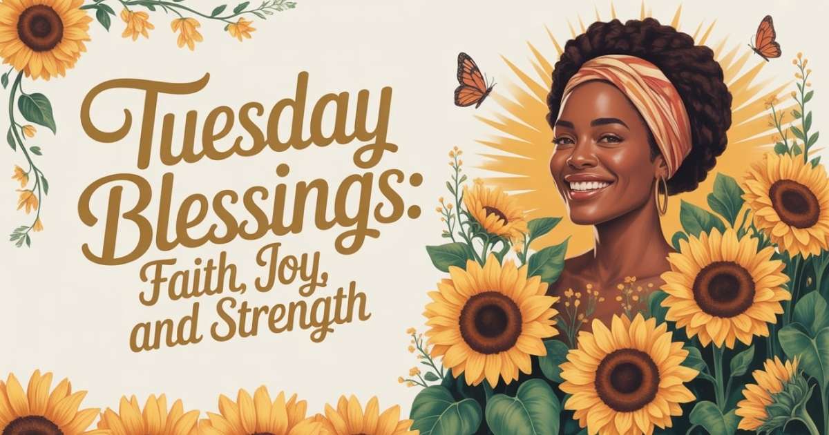 African American Tuesday Blessings Faith, Joy, and Strength