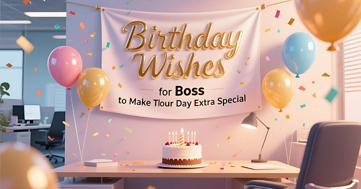 Birthday Wishes for Boss