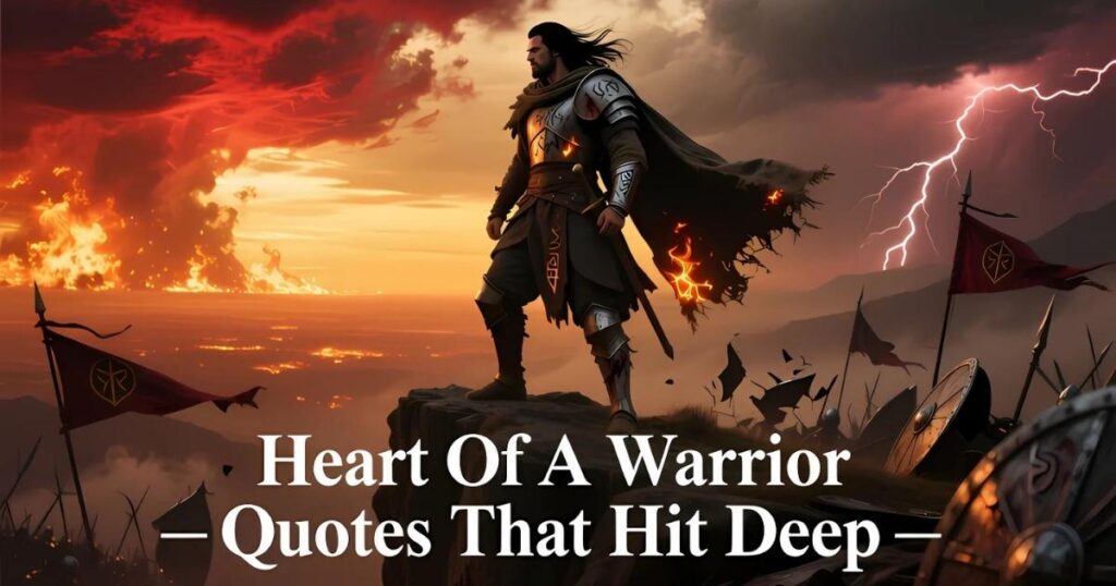 Heart Of A Warrior Quotes That Hit Deep