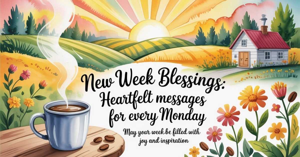 New Week Blessings