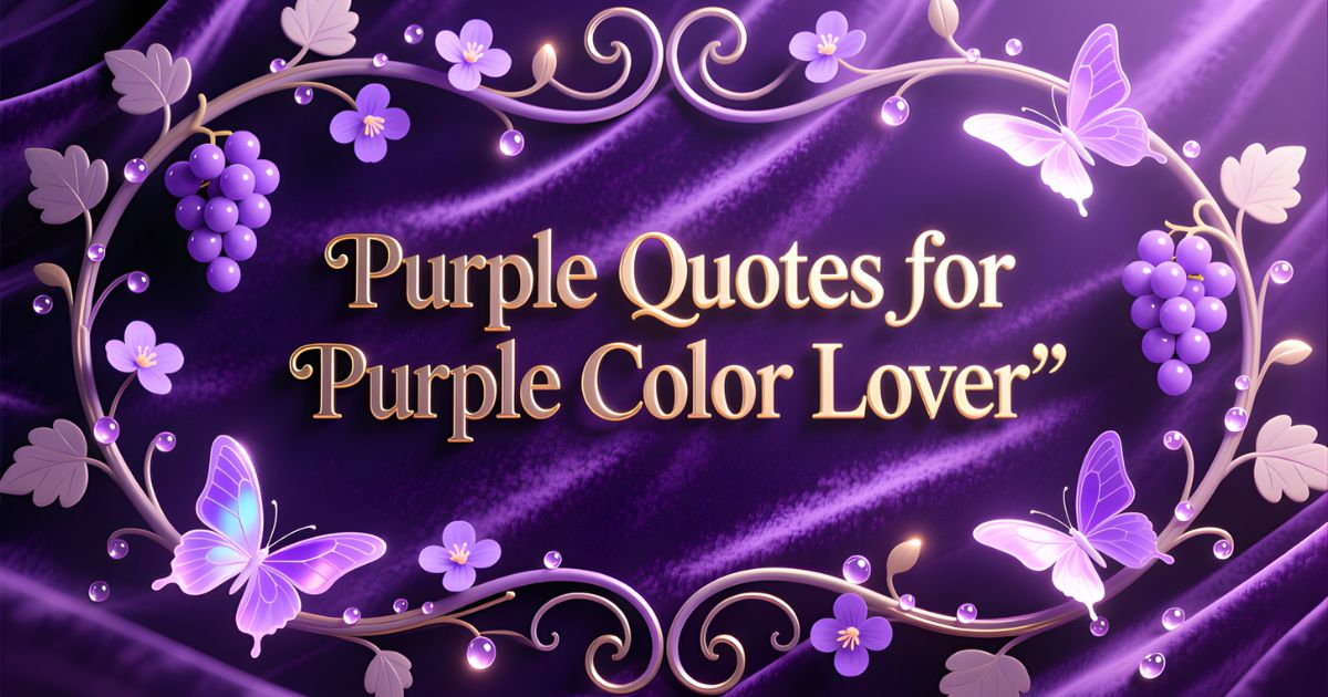 Purple Quotes